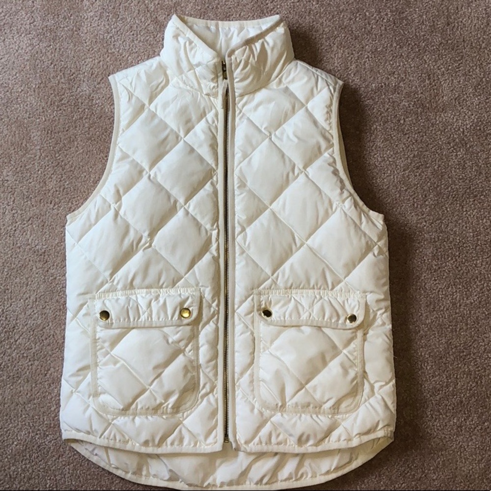 White JCrew Vest